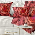 thumbnail image 1 of Designart Dense Fractal Pink Petals - Floral Throw Pillow - 12x20, 1 of 5