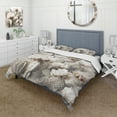 thumbnail image 1 of Designart "Desert Cactus in Cream" Floral Cactus Bedding Covert Set - Cactus Cream Floral Bed Set With 1 Sham, 1 of 6