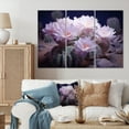 thumbnail image 1 of Designart "Desert Moonlight Moon Pink Cactus Beauty II" Floral Metal Art Print Set, 1 of 5