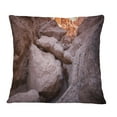 thumbnail image 1 of Designart Desert Mountains in Kazakhstan - Landscape Printed Throw Pillow - 16x16, 1 of 1
