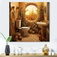 thumbnail image 1 of Designart "Desert Oasis Dry Toilet" Bath & Laundry Wall Art Living Room, 1 of 5