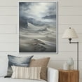 thumbnail image 1 of Designart "Desert Sandstorm Euphony Impasto" Landscape & Nature Floater Framed Wall Art Living Room, 1 of 7