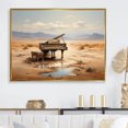 thumbnail image 1 of Designart "Desert Serenade On The Piano" Music Floater Framed Canvas Prints, 1 of 1