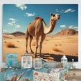 thumbnail image 1 of Designart "Desert Wanderer Camel I" Animals Wall Decor, 1 of 5