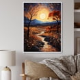 thumbnail image 1 of Designart "Desert Wilderness painting" Landscape & Nature Floater Framed Canvas Art Print, 1 of 7