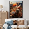 thumbnail image 1 of Designart "Desert happiness Cactus II" Floral & Botanical Floater Framed Canvas Print, 1 of 7