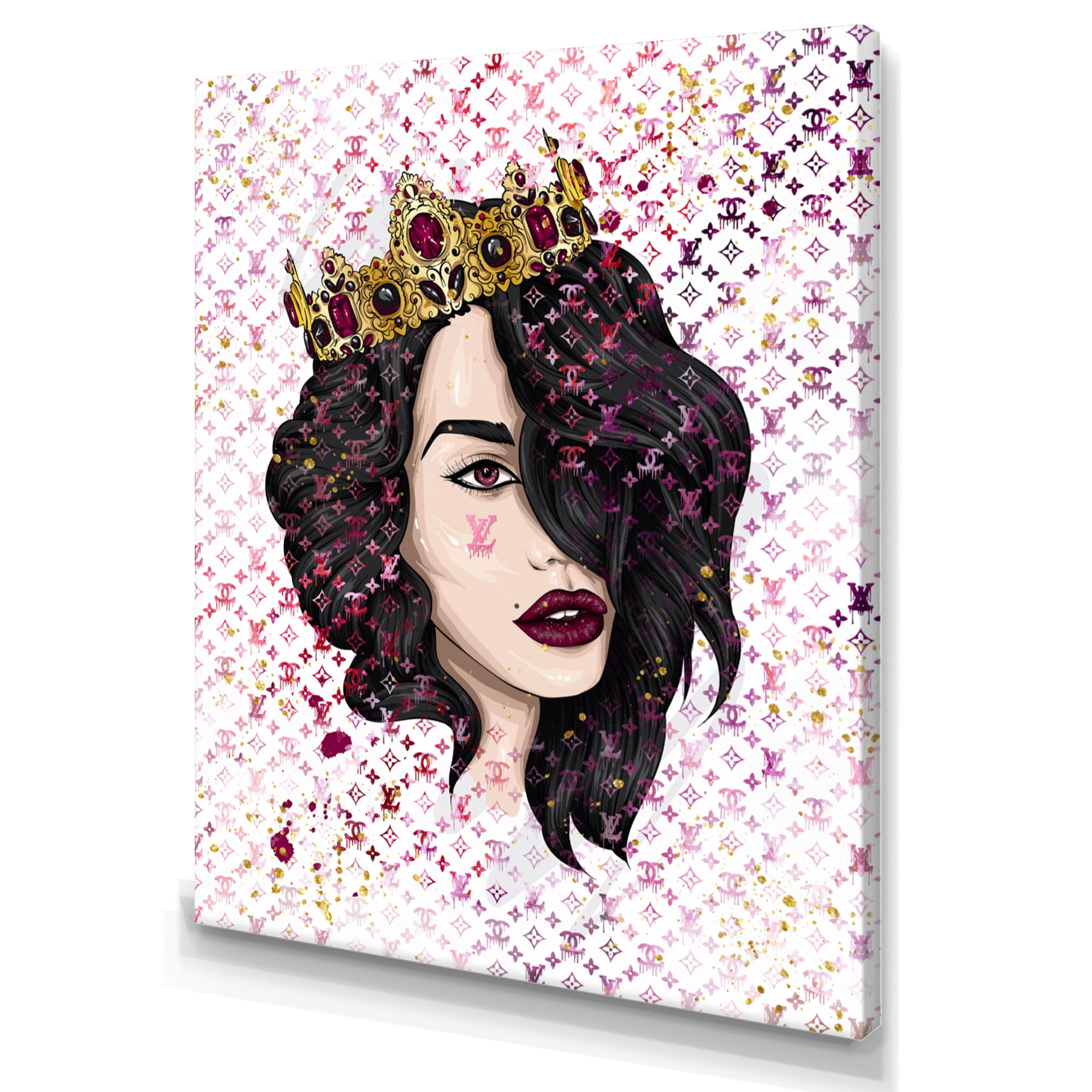 Designart Designer Female Royalty I Canvas Wall Art