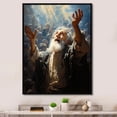 thumbnail image 1 of Designart "Devotion In Judaism'S Sunlight V" Judaism Floater Framed Canvas Prints, 1 of 5