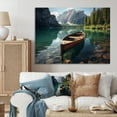 thumbnail image 1 of Designart "Di Braies Italy Lago painting" Landscapes Canvas Print, 1 of 5