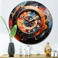 thumbnail image 1 of Designart "Diamond Dusk Luxury Watch painting III" Fashion Oversized Wall Clock, 1 of 5