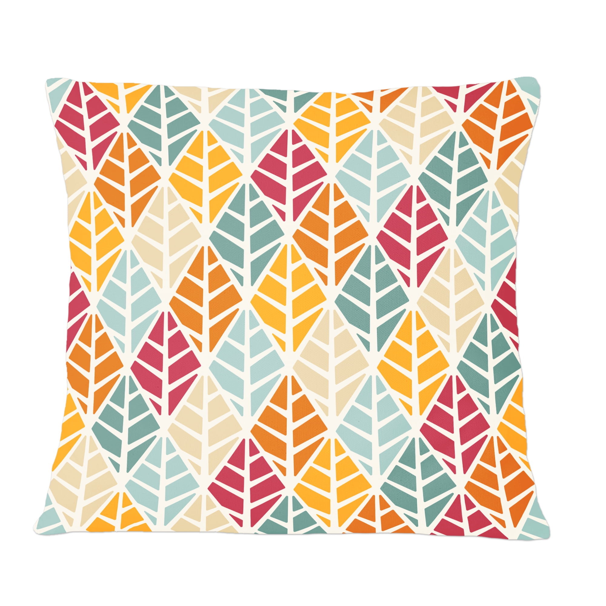 Designart Diamond Retro X' Mid-Century Modern Throw Pillow - 12x20