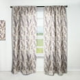 thumbnail image 1 of Designart 'Different Feather Pattern' Southwestern Curtain Panel, 1 of 5