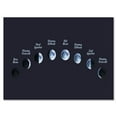 thumbnail image 1 of Designart ' Different Moon Phases In Space ' Bohemian & Eclectic Canvas Wall Art Print, 1 of 4