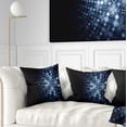 thumbnail image 1 of Designart Digital Fractal Flower Perspective - Abstract Throw Pillow - 16x16, 1 of 5