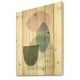 thumbnail image 1 of Designart 'Distressed Dream I' Modern & Transitional Print on Natural Pine Wood, 1 of 3