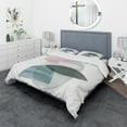 thumbnail image 1 of Designart 'Distressed Dream II' Geometric Duvet Cover Set, 1 of 4