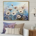 thumbnail image 1 of Designart "Divine Cornflowers In Bloom II" Flower Field Floater Framed Wall Decor, 1 of 5