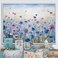 thumbnail image 1 of Designart "Divine Cornflowers In Bloom III" Flower Field Floater Framed Canvas Art Print, 1 of 5