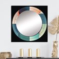 thumbnail image 1 of Designart "Divine Enigma Antique Mandala Depiction" Modern Geometric Square Mirror For Wall Decor - Large Gold Square Printed Wall Mirror Art - Wall Mounted Square Large Mirror, 1 of 5