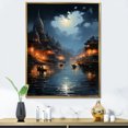 thumbnail image 1 of Designart "Divine Waters Of The Ganges In Hinduism" Hinduism Floater Framed Wall Art Living Room, 1 of 1