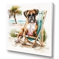 thumbnail image 1 of Designart Dog On The Beach V Canvas Wall Art, 1 of 5