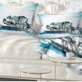 thumbnail image 1 of Designart Dogs on Reindeer Sleigh - Animal Throw Pillow - 12x20, 1 of 5