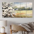 thumbnail image 1 of Designart "Dogwood Beauty at the Farm in White and Grey I" Floral Wall Art Prints Set, 1 of 5