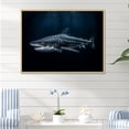 thumbnail image 1 of Designart "Domain Of The Tiger Shark II" Shark Floater Framed Canvas Prints, 1 of 5