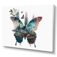 thumbnail image 1 of Designart Double Exposure Of A Butterfly With Nature Landscape II Canvas Wall Art, 1 of 5