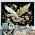 thumbnail image 1 of Designart "Dove Bird in Blue and White II" Animals Framed Wall Art Decor - Modern White Dove Entryway Framed Wall Art Print, 1 of 6