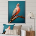 thumbnail image 1 of Designart "Dove'S Coral Companionship" Dove Floater Framed Canvas Wall Art, 1 of 5