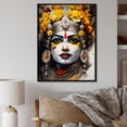 thumbnail image 1 of Designart "Drama of Kathakali in Hinduism II" Hinduisim Floater Framed Canvas Art Print, 1 of 7