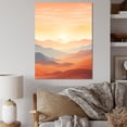 thumbnail image 1 of Designart "Dramatic Mountain Sunset View II" Sunrisesunset Wall Art Prints, 1 of 7