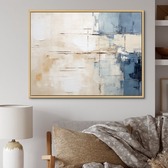 Designart "Dream Of Winter'S Simplicity" Winter Landscape Floater Framed Wall Art Prints