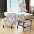 thumbnail image 1 of Designart "Dream Weaver In Hues I" Pink Floral Upholstered Accent Chair - Cottage Arm Chair For Bedroom, 1 of 5
