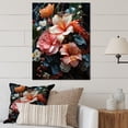 thumbnail image 1 of Designart "Dream of Pink and Blue Wildflowers II" Floral Metal Wall Art, 1 of 5