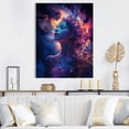 thumbnail image 1 of Designart "Dreamer Under The Aurora" Fashion Woman Wall Art Prints, 1 of 7