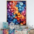 thumbnail image 1 of Designart "Dreaming Among Colorful Leaves" Leaves Floater Framed Canvas Prints, 1 of 5