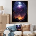 thumbnail image 1 of Designart "Dreaming Landscape Of Orbital Overture I" Abstract Landscape Floater Framed Wall Decor, 1 of 5