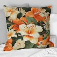 thumbnail image 1 of Designart "Dreaming Of Papayas III" Tropical Printed Throw Pillow, 1 of 5