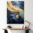 thumbnail image 1 of Designart "Dreaming Of The Mysterious Solar System" Our Solar System Canvas Wall Art, 1 of 7