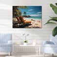 thumbnail image 1 of Designart "Dreaming of the Tropical Beach II" Nautical & Beach Wall Art Print, 1 of 5