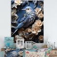 thumbnail image 1 of Designart "Dreamlike Avian Floral Home" Animals Bird Wall Art Prints, 1 of 7