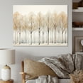 thumbnail image 1 of Designart "Dreamlike Forest In Minimalism" Landscape Trees Canvas Art Print, 1 of 7