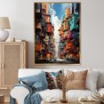 thumbnail image 1 of Designart "Dreamlike Metropolis IV" Abstract Floater Framed Canvas Print, 1 of 7