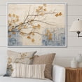 thumbnail image 1 of Designart "Dreamlike Vineyard In Minimalism I" Vineyard Floater Framed Canvas Wall Art, 1 of 5