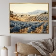 thumbnail image 1 of Designart "Dreamlike Vineyard In Minimalism" Vineyard Floater Framed Wall Art Living Room, 1 of 5