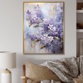 thumbnail image 1 of Designart "Dreams Of Pastel Lilacs In Purple And Gold I" Lilacs Floater Framed Canvas Prints, 1 of 5