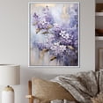 thumbnail image 1 of Designart "Dreams Of Pastel Lilacs In Purple And Gold I" Lilacs Floater Framed Canvas Prints, 1 of 5