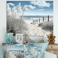 thumbnail image 1 of Designart "Dreams Path Beach Seascape II" Nautical & Beach Canvas Print, 1 of 5